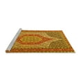 thumbnail image 2 of Ahgly Company Machine Washable Indoor Rectangle Persian Yellow Traditional Area Rugs, 7' x 10', 2 of 4