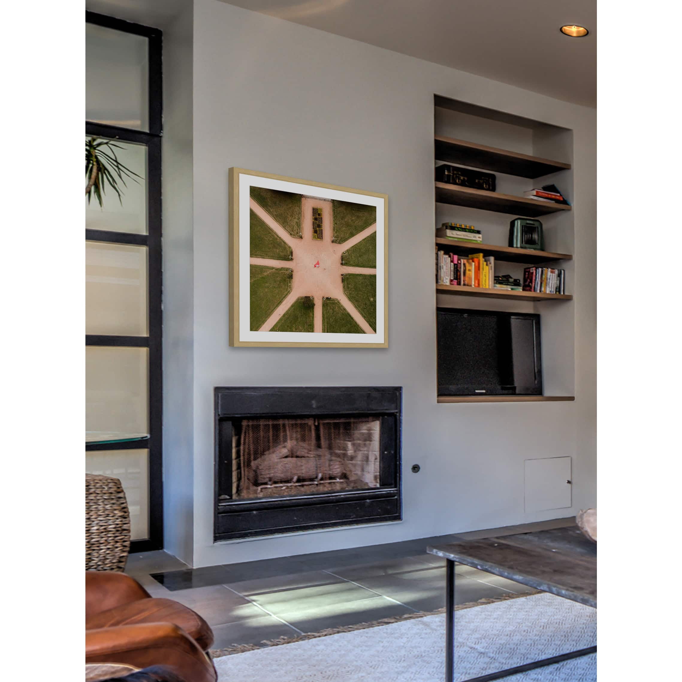 Marmont Hill "Divergence" By Karolis Janulis Framed Painting Art Print, 18.0" x 1.5"