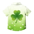 thumbnail image 4 of hengsof Children's Printed Fun Short Sleeve Button Down Shirt Children's Fashion Party Shirt 2-15 Years, 4 of 7