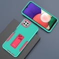 thumbnail image 3 of for Samsung Galaxy A22 5G Case: Military Grade Protection Shockproof Phone Cover Build-in Hidden Kickstand & Rugged TPU Shell | Matte Durable Drop Proof Heavy Duty Case,Green+Rose, 3 of 9
