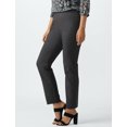 thumbnail image 3 of DressBarn Women's Roz & Ali Secret Agent Comfort Pull On Tummy Control Pant with L Slit Pockets, 3 of 6