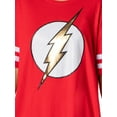 thumbnail image 4 of DC Comics Womens' The Flash Classic Symbol Nightgown Pajama Shirt Dress, 4 of 7