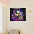 thumbnail image 4 of Bingfone Mushrooms And Skull Tapestry Wall Hanging Decor For Living Room Bedroom Dorm Classroom Office Decor 29x37 Inch, 4 of 9