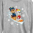 thumbnail image 3 of Paw Patrol - Chase Marshall Sledding - Toddler And Youth Long Sleeve Graphic T-Shirt, 3 of 6