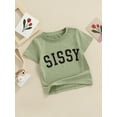 thumbnail image 3 of Franhais Children's T-shirt Tops Letter Printing Short-sleeved Round Neck Summer Breathable Tops, 3 of 9