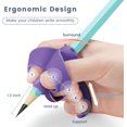 thumbnail image 2 of HSHDLDF Pince à Crayon en Silicone, Couleurs Assorties, Lot de 4, 2 of 7