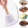 thumbnail image 4 of Loud Hand Call Bell with Wooden Handle，Christmas Jingle Bells, 4 of 5