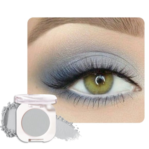 Sombra de ojos HHLTOH Dusty Grey Matte Waterproof para mujer, 28 g
