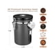 thumbnail image 4 of Bote de café Veken hermético de acero inoxidable de 650 ml con cuchara, 4 of 5