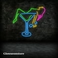 thumbnail image 3 of Glowneon Cocktails Girl Neon Sign, Cocktails Led Sign, Cocktails Neon Sign, Bar Decor, 3 of 4
