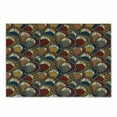 thumbnail image 1 of African Cutting Board, Paisley Motifs Geometric Design Dots Lines Teardrop Shape Curved Tip, Decorative Tempered Glass Cutting and Serving Board, Small Size, Multicolor, by Ambesonne, 1 of 1
