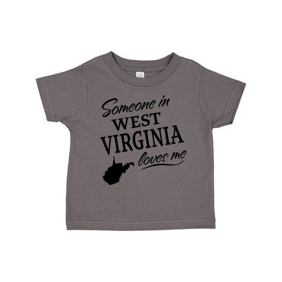 Inktastic Someone in West Virginia Loves Me Boys or Girls Toddler T-Shirt
