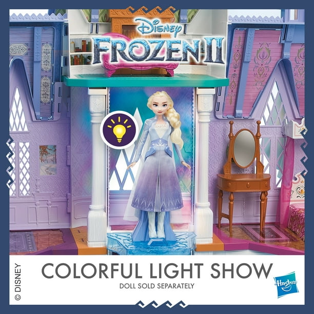 Disney Frozen 2 Ultimate Arendelle Castle Playset, Lights, Moving Balcony, 5x4 Ft.