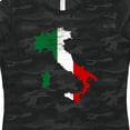thumbnail image 4 of Inktastic Italian Map Flag Women's T-Shirt, 4 of 5