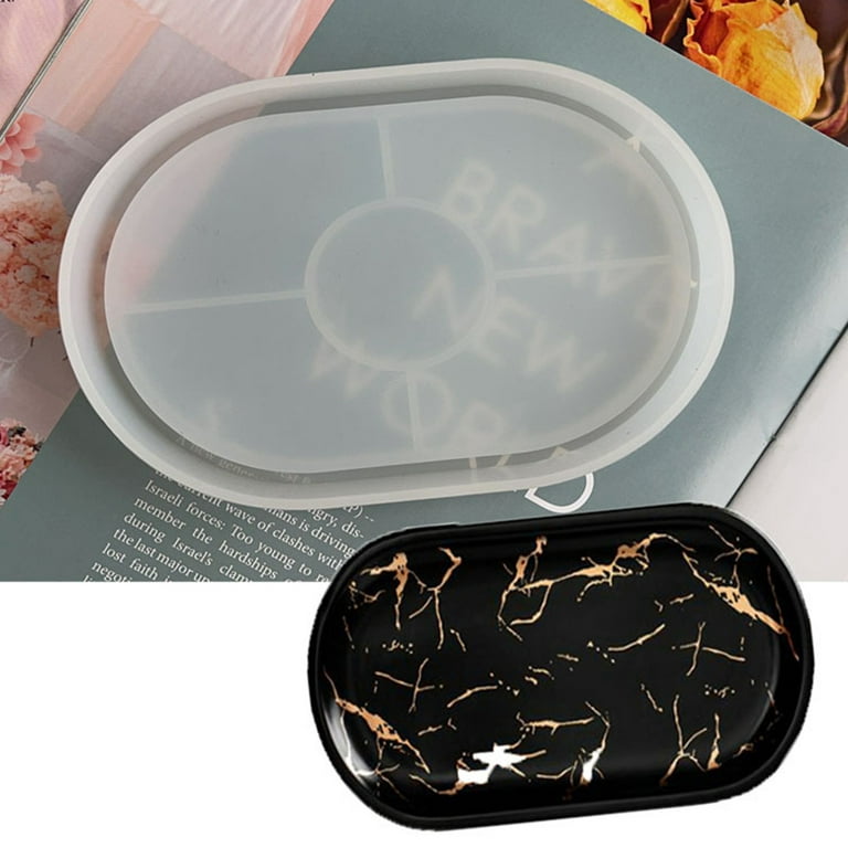 Grinder Square Epoxy Resin Molds DIY Jewelry Holder Rolling Tray Silicone  Mold