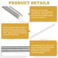 thumbnail image 3 of Uxcell 4Pcs Varilla Completamente Roscada, M2 x 0.4mm Paso 304 Acero Inoxidable, 200mm/8", 3 of 6