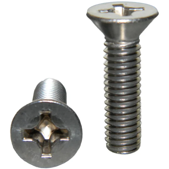 Stainless Steel Flat Head Machine Screws 8-32 X 5/8" Qty 50
