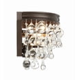 thumbnail image 3 of 132-VZ Crystorama Lighting Calypso - Two Light Wall Sconce in Classic Style - 10.75 Inches Wide by 7.25 Inches High-Vibrant Bronze Finish, 3 of 7