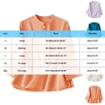 thumbnail image 3 of Annhoo T Shirts for Womens Dressy Casual Crewneck Button Down Linen Long Sleeve Tops Spring Summer Clothes, 3 of 9