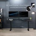 thumbnail image 5 of VIVO Electric Dual Motor 71” x 30” Standing Desk, Black Top, Black Frame, 5 of 8