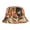 01-Orange, variant on Men Women Camouflage Casual Cotton Fisherman Bucket Hat Outdoor Military Hunting Cap