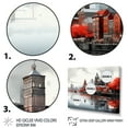 thumbnail image 3 of Designart "Canada City Reflections II" Canada Metal Wall Decor Set, 3 of 5