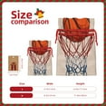 thumbnail image 3 of Pofeuu Basketball Shot Print Burlap Bags with Drawstrings Drawstring Gift Bags Pouch Bag for Thankgiving Birthday Party Gift Wrapping Treats and Party Favors-Small, 3 of 9