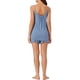 thumbnail image 3 of INSPIRAR CHIC Conjunto de Pijamas para Mujeres con Top de Tirantes y Pantalones Cortos en Color Sólido con Volantes L Azul, 3 of 6