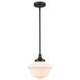 thumbnail image 7 of Vallelunga Black Schoolhouse Pendant Light Fixture with Milk Glass Shade 1-Light, 7 of 7