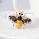 thumbnail image 5 of 2x Broche de forma de con de imitación rico y , ramillete de de voladores Fernando Broche de insecto de abeja, 5 of 8