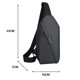 thumbnail image 2 of Bolsa bandolera Oxford para el pecho antirrobo impermeable para deportes Fitness JShteea Para Estrenar, 2 of 8