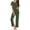 Army Green, variant on Naittoop Women's Pajama Sets Short Sleeve Pj Sets with Long Pants 2 Piece Lounge Sets Soft Summer Sleepwear