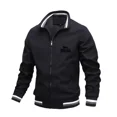 thumbnail image 3 of LONSDALE-Chaqueta de AVIADOR CON CUELLO levantado para hombre, chaqueta de béisbol ajustada informal, última moda de primavera y otoño, alta calidad, 2024, 3 of 5