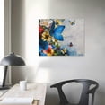 thumbnail image 4 of Orinice Flowers Butterflies Magic Realism Fine Art Aesthetic Poster & Print Wall Painting for Classroom Kitchen Office Farmhouse Bathroom Room Decor Pictures Wall Art Painting Wall Decor for Bedroom, 4 of 6