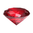 thumbnail image 1 of Pisapapeles de Diamante de Cristal Claro, 60mm(2.4") Diamante Artificial para Regalos de Cumpleaños, Fiestas de Boda (Rojo), 1 of 7