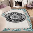 thumbnail image 2 of 5'x7' living room carpet carpet mats non slip area rug small gothic area rug medium pile area rug, 2 of 10