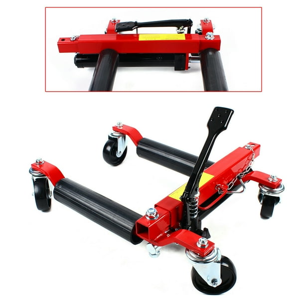 Pro 1500lb Hydraulic Car Dollies Wheel Lift Positioning Jack Vehicle