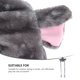 thumbnail image 3 of 1 gorro de peluche con orejeras de animales simulados, accesorio creativo para fotos., 3 of 7