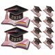thumbnail image 1 of FELTECHELECTR 10Ud Broche De Graduación En Aleación De Zinc Con Gorro Para Regalo Y, 1 of 6