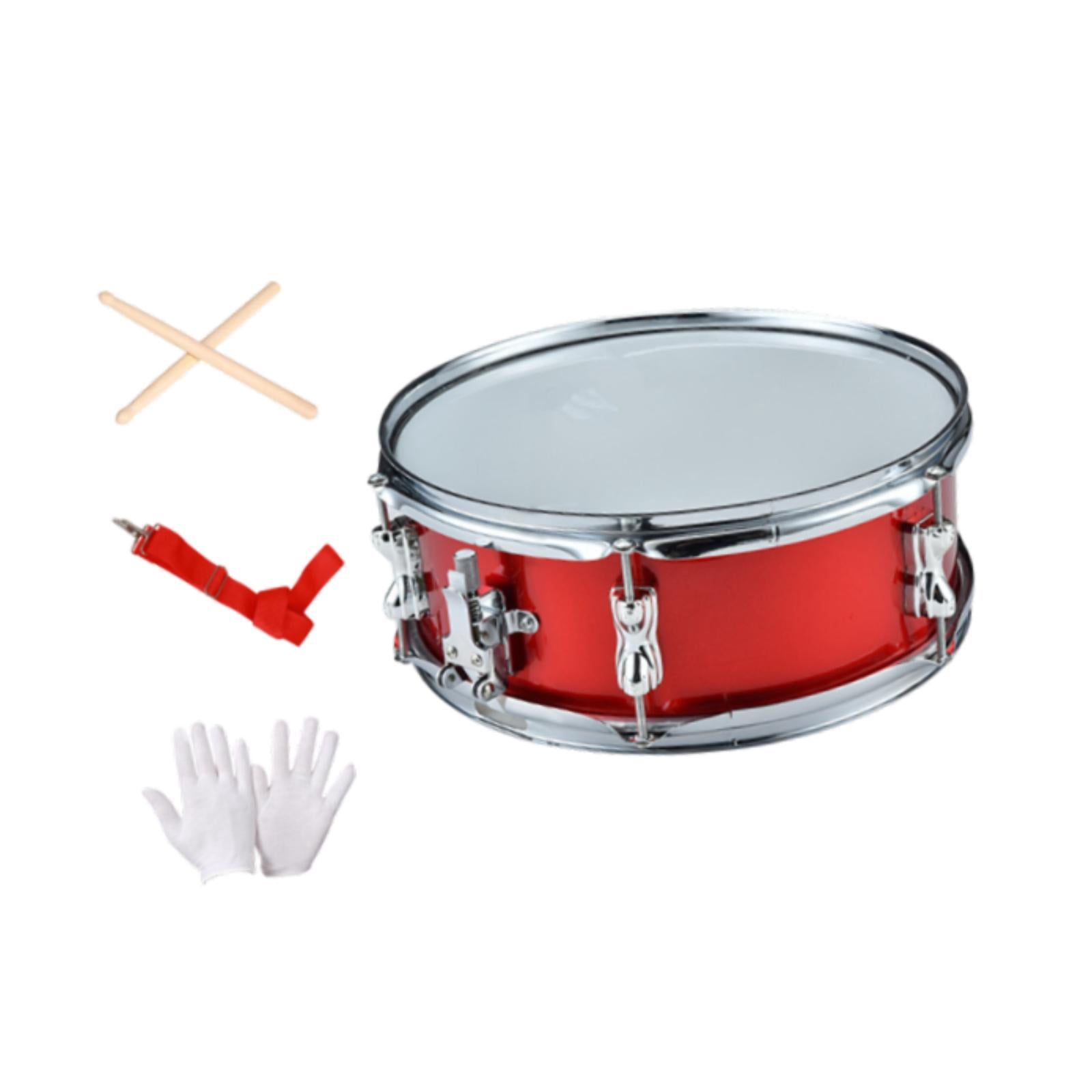 LeeQinersw 14 Inch Snare Drum Percussion Instrument, Musical Instruments, Musical Drums for Red 14 inch