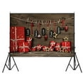 thumbnail image 2 of ABPHOTO Christmas Backdrop Christmas Tree Corner Photography Backdrop Photo Studio Props 7x5ft, 2 of 3