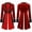 Red, variant on Steampunk Tailcoat for Women Elegant Velvet Pirate Captain Jacket for Carnival Halloween Party Vintage Ringmaster Fancy Dress Up Novelty Apparel