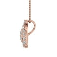 thumbnail image 2 of 1/3 Carat Diamond Spin Knot Pendant Necklace in 14K Rose Gold (Included Silver Chain) (SI1-SI2 Clarity), 2 of 3