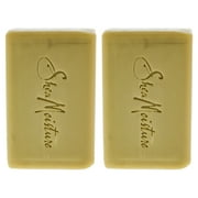 SheaMoisture Organic Raw Shea Butter Soap Anti-Aging Face & Body for Unisex Bar Soap, Pack of 2, 3.5 oz