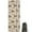 Beige Highland Cow, variant on White Marble Gold Line Pattern Hot Yoga Mat Towel Non Slip for Hot Yoga - Quick-Drying Yoga Mat Cover with 4 Corner Pockets with Travel Bag - Hot Yoga Towel Non Slip 70"x26"