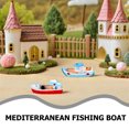 thumbnail image 3 of CRAFTHROU 8pcs Resin Boat Decorations for Fish Farming Boat Assorted Color Dining Table, 3 of 6
