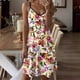 thumbnail image 2 of Vestido de Verano Casual de las Mujeres Impreso Suelto sin Mangas Cuello Redondo Correa Vestido para el Ocio Y Diario, 2 of 8