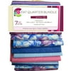VIP Fabrics Creative Cuts Fat Quarter Bundle, Purple Hibiscus