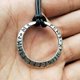 thumbnail image 1 of Collar con colgante de amuleto pagano Valknut eslavo noruego con runas Futhark antiguas para hombre, joyería vikinga escandinava., 1 of 4