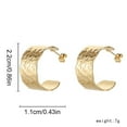 thumbnail image 5 of Jewelry On Clearance Network Red Metal Irregular Shaped Beads Geometric Creative Earrings Ladies Gold, 5 of 5